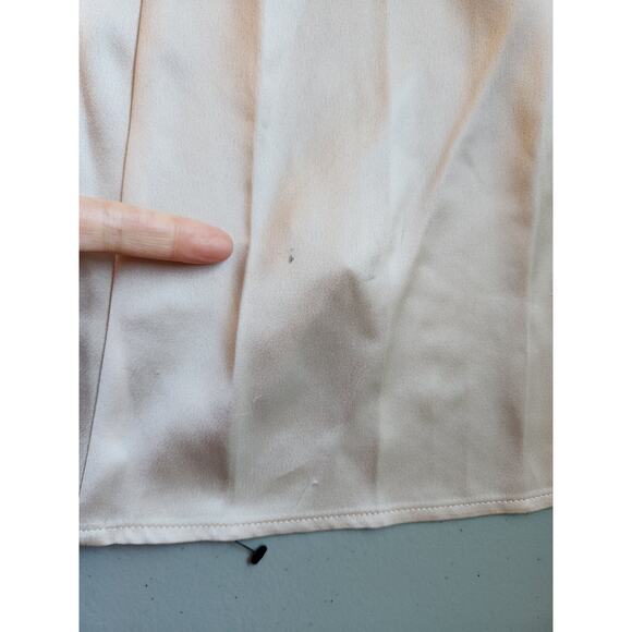 NWD Reformation Isolene Satin Maxi Dress Gown Size 8 Grand Cru #4A456 - Picture 9 of 15